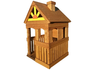 Деревянный домик для детей Выше Всех