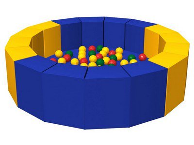 Детский бассейн с шариками ДМФ 16 граней
