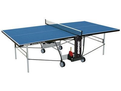 Складной стол для настольного тенниса OUTDOOR ROLLER 800 (синий/зеленый)